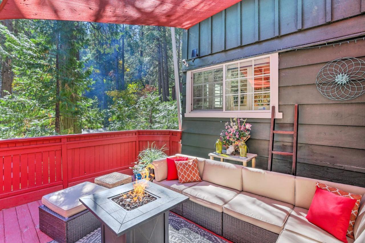 Boho Crestline Cabin, 1 Mile To Lake Gregory! Eksteriør bilde
