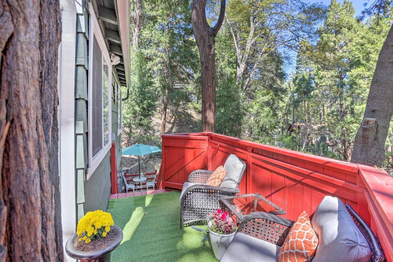 Boho Crestline Cabin, 1 Mile To Lake Gregory! Eksteriør bilde