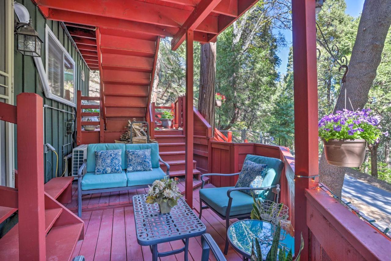 Boho Crestline Cabin, 1 Mile To Lake Gregory! Eksteriør bilde
